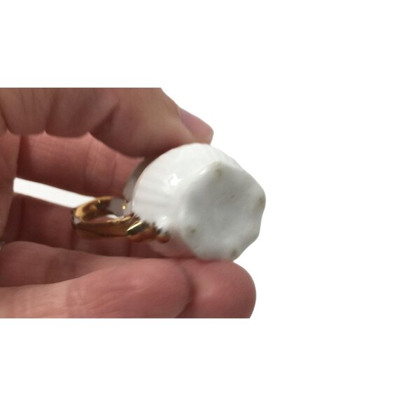 Vintage Miniature Fine Bone China Porcelain Tea Set- Tea Pot, Pitcher, Plate - Picture 14 of 16